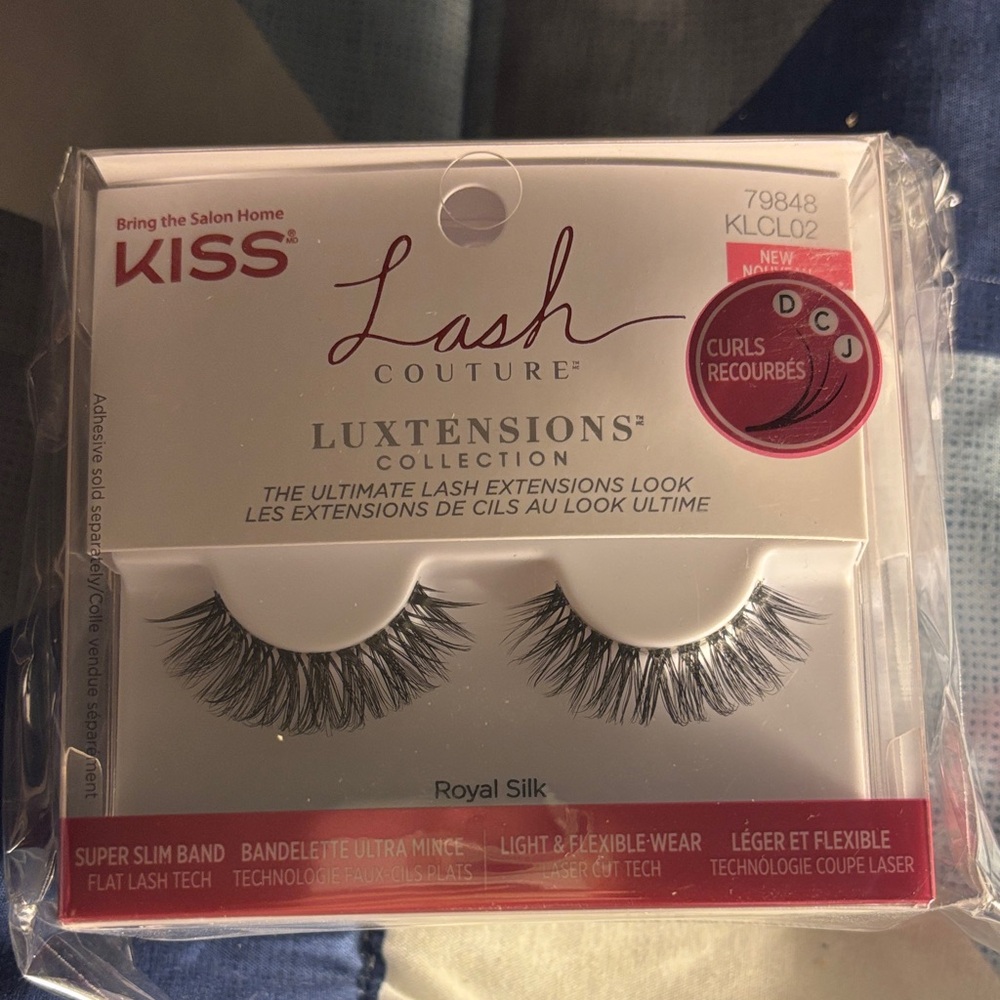 KISS Lash Couture Luxtensions Royal Silk Black 3X